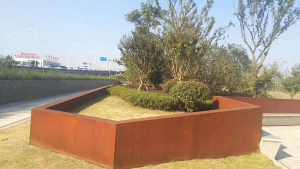魏都耐候钢挡土墙